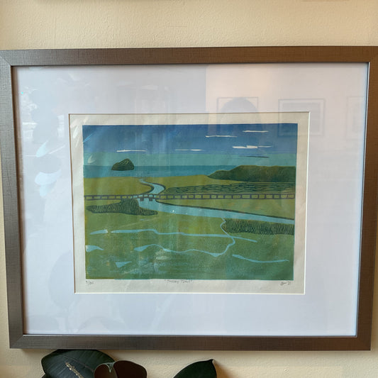 Trolley Trail Framed Print