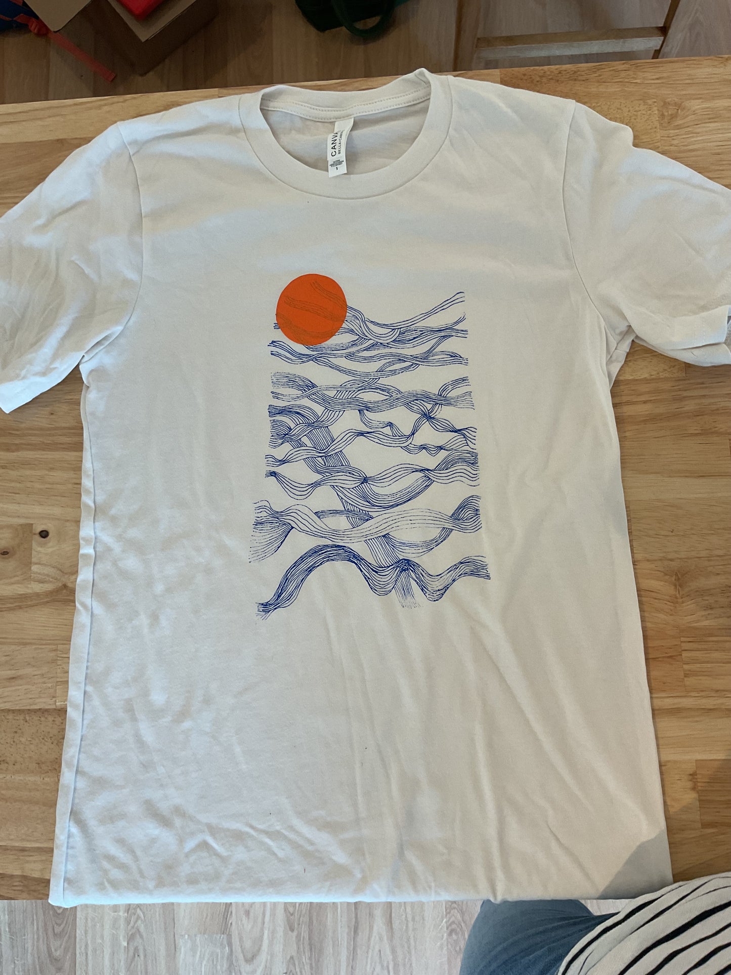 Blue threads shirt