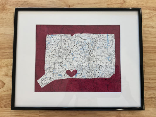 Framed CT print