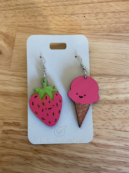 Strawberry earrings