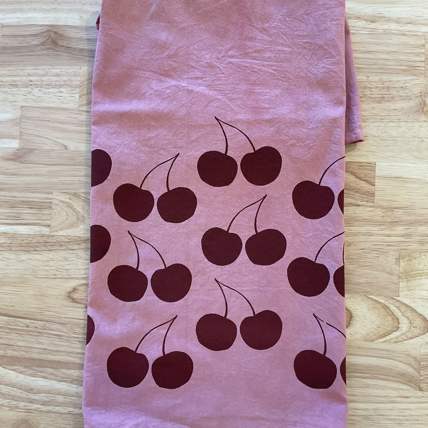 Cherry tea towel