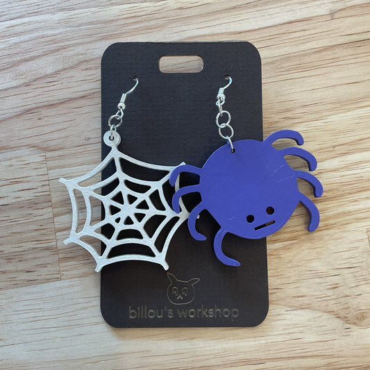 Spider Web Earrings