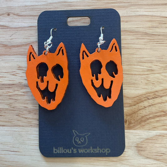 Demon Cat Earrings