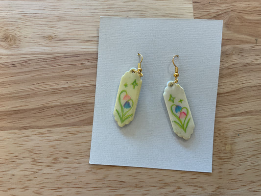Love tulips earrings