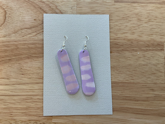 Purple sky earrings