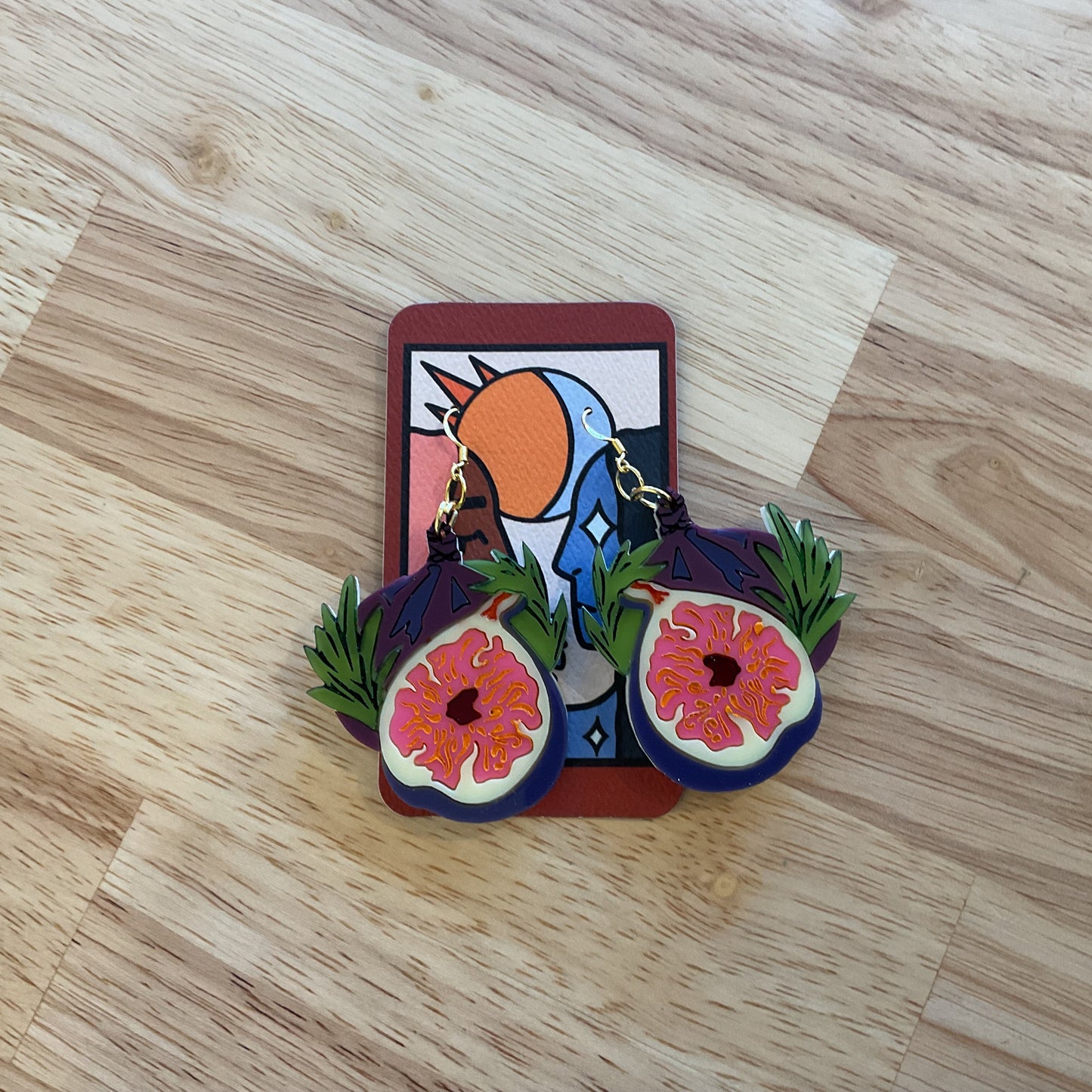 Fig earrings