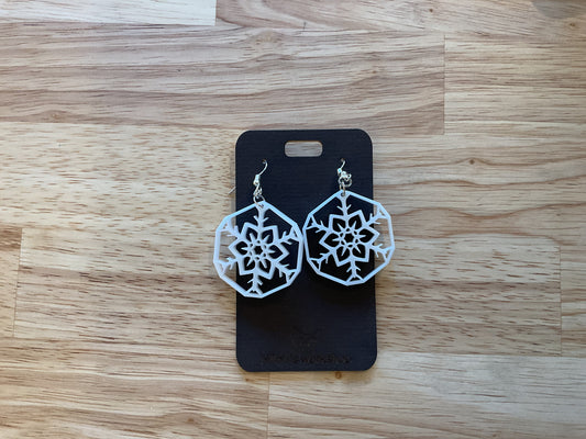 Snowflakes rounded
