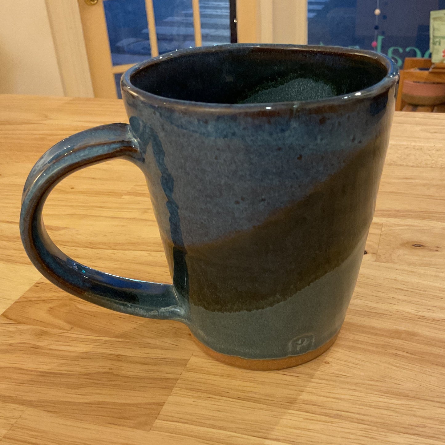Deep blue mug