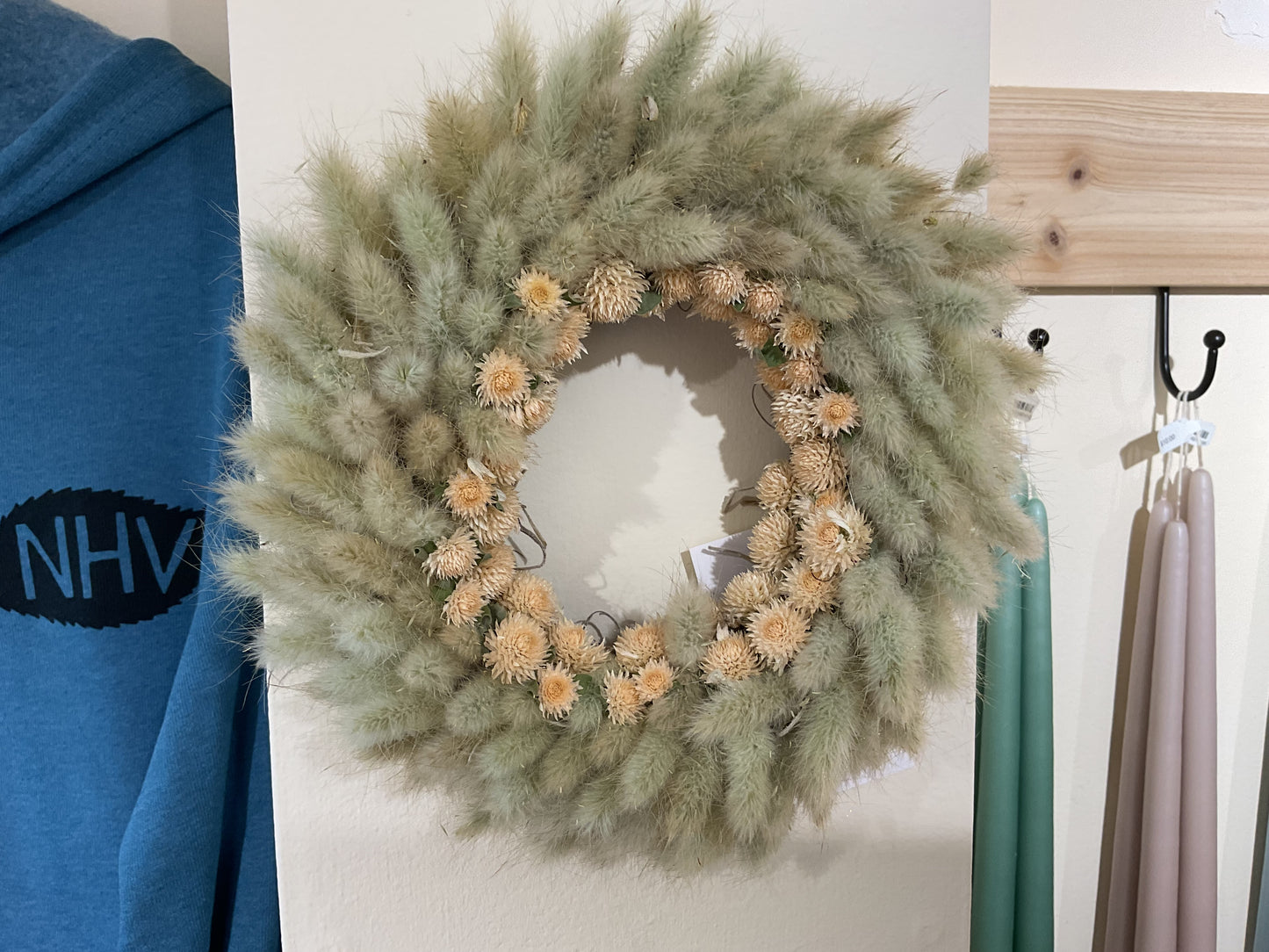 Bunnytail wreath