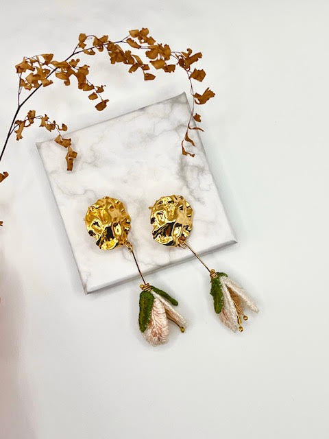 Magnolia earrings
