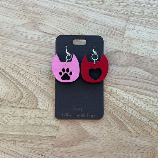 Heart & Paw—red/pink