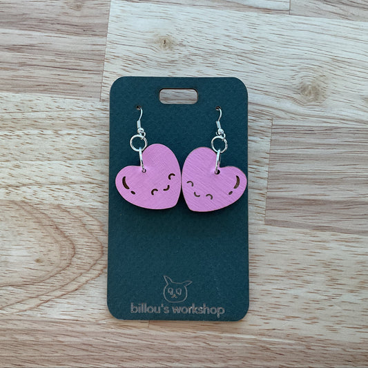 Happy hearts- pink