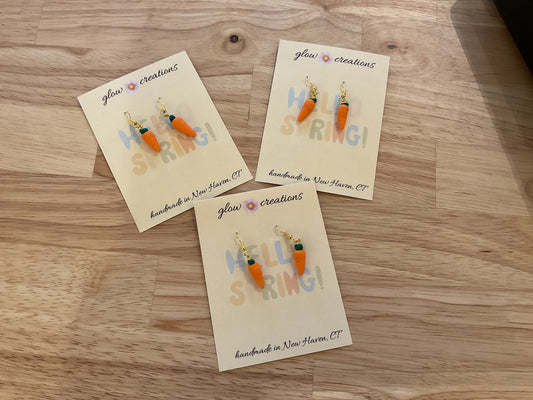 Spring Carrot Earrings