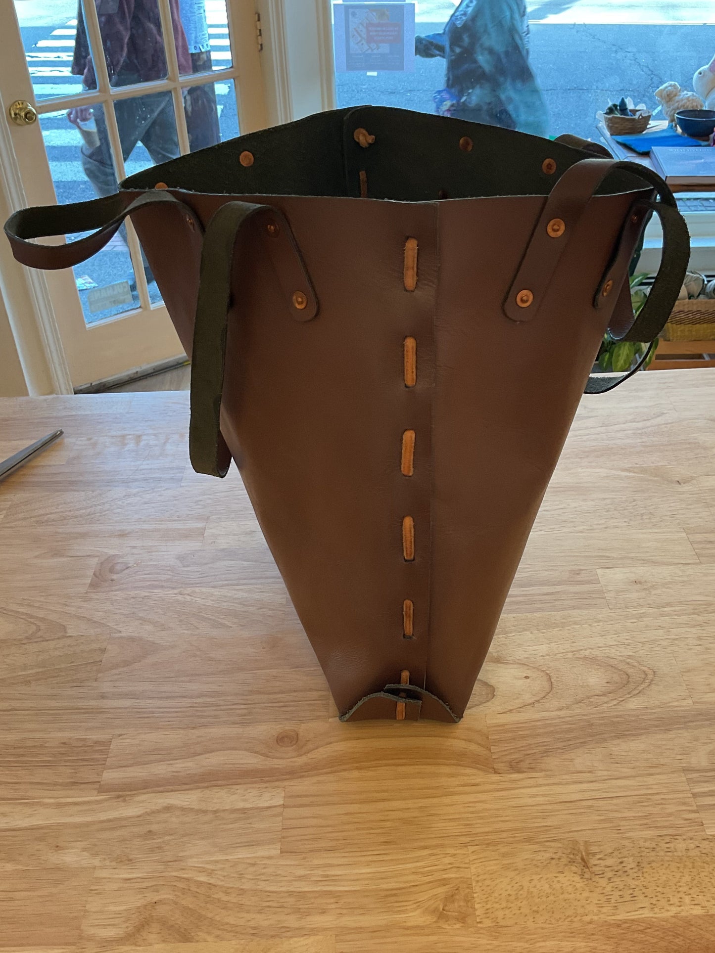 Brown Leather Tote