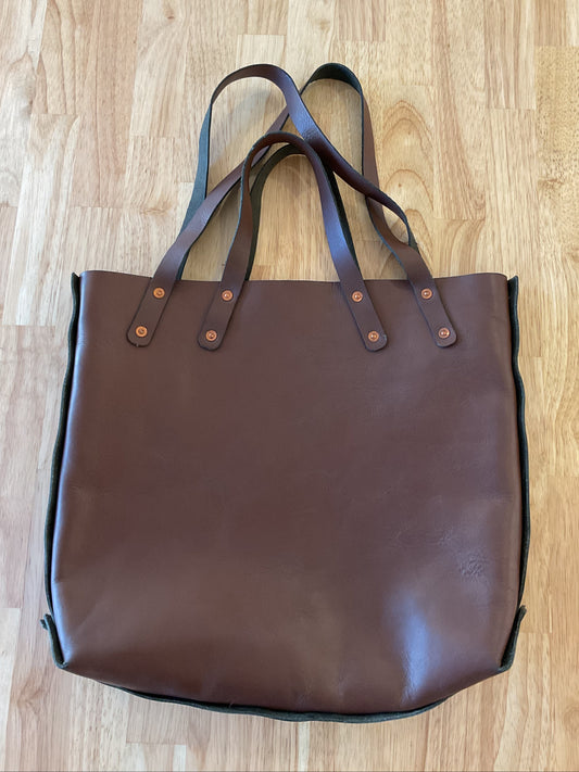 Brown Leather Tote