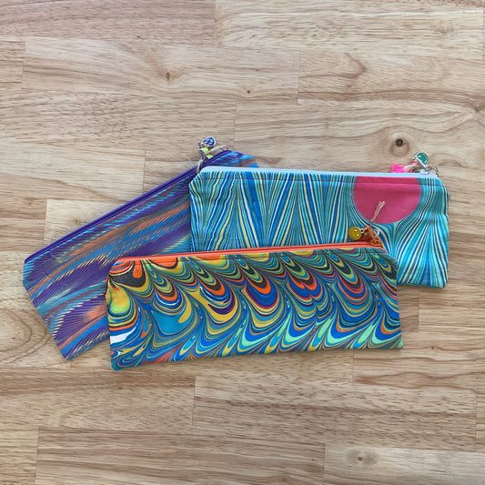 Marbled Pencil Pouch