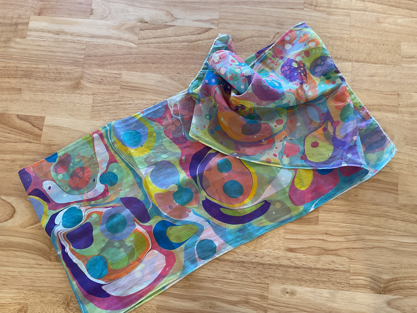 Habotai Silk Scarves— Double Printed
