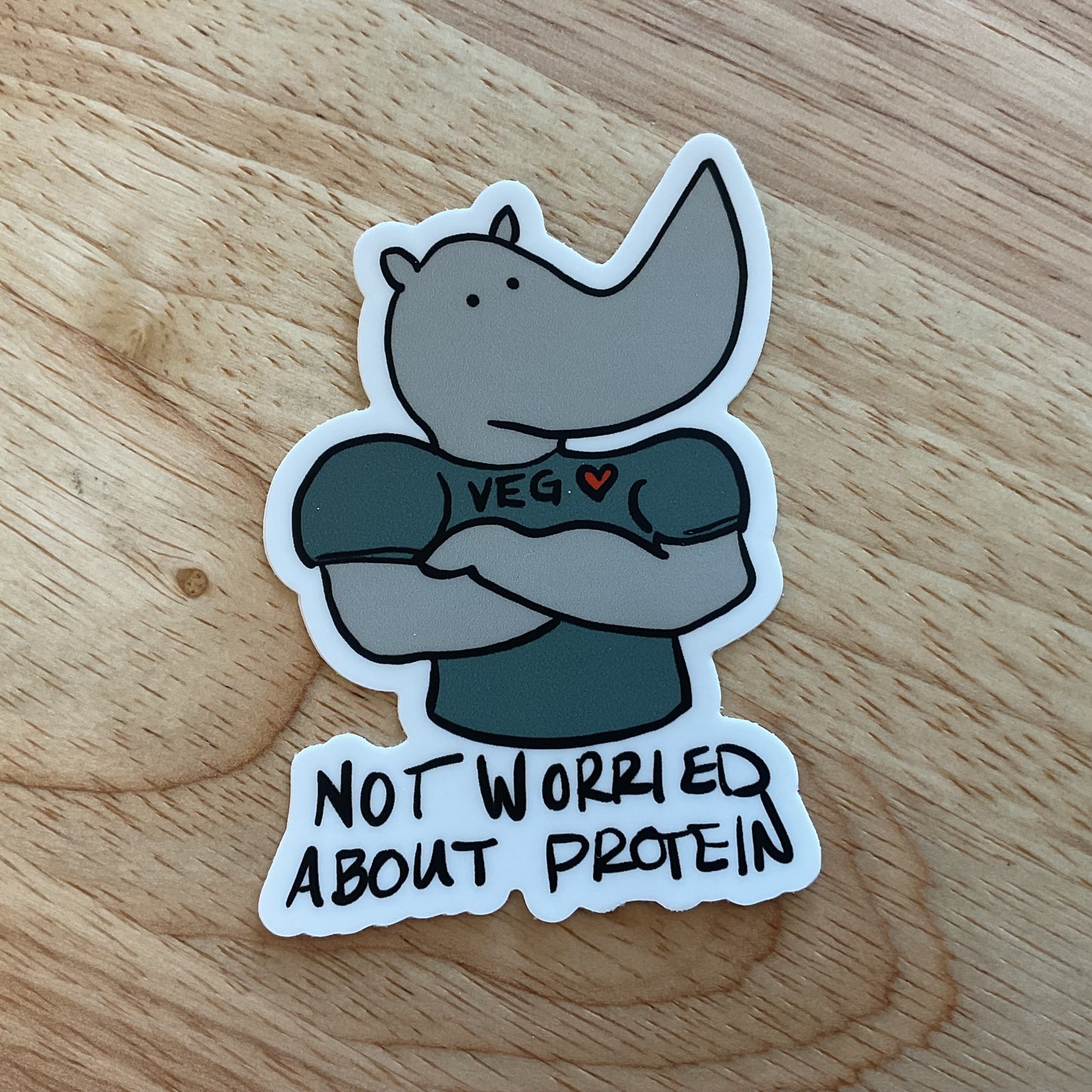 Rhino sticker