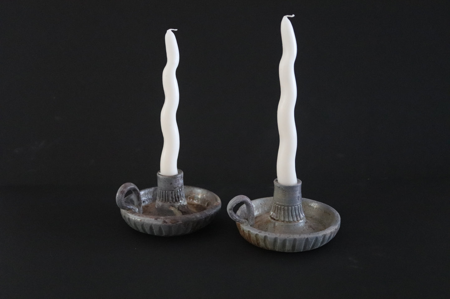 Wood Fired Candle Stick Holders