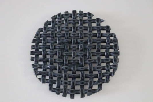 Blue Hanging Woven Piece