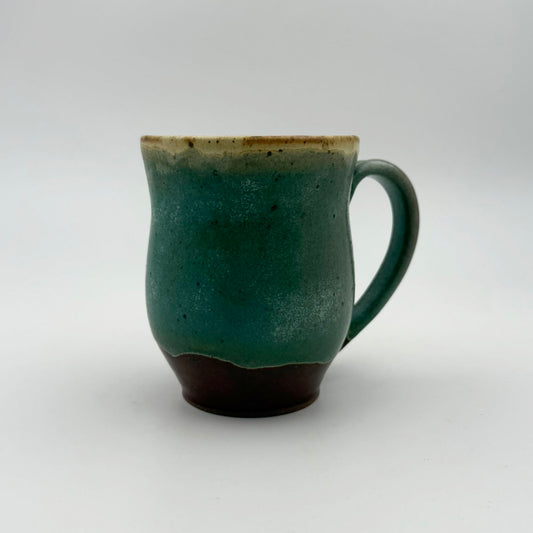 Turquoise on Rust Mug