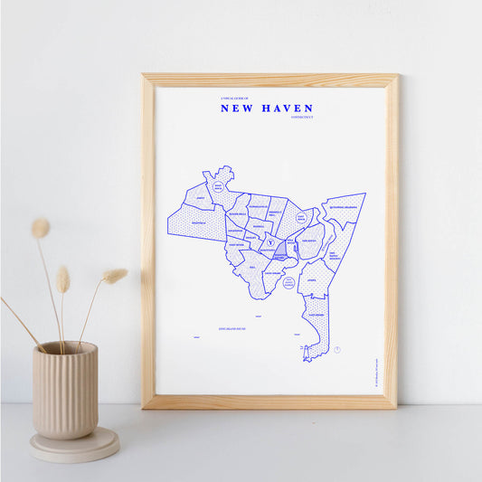 New Haven visual guide (framed)