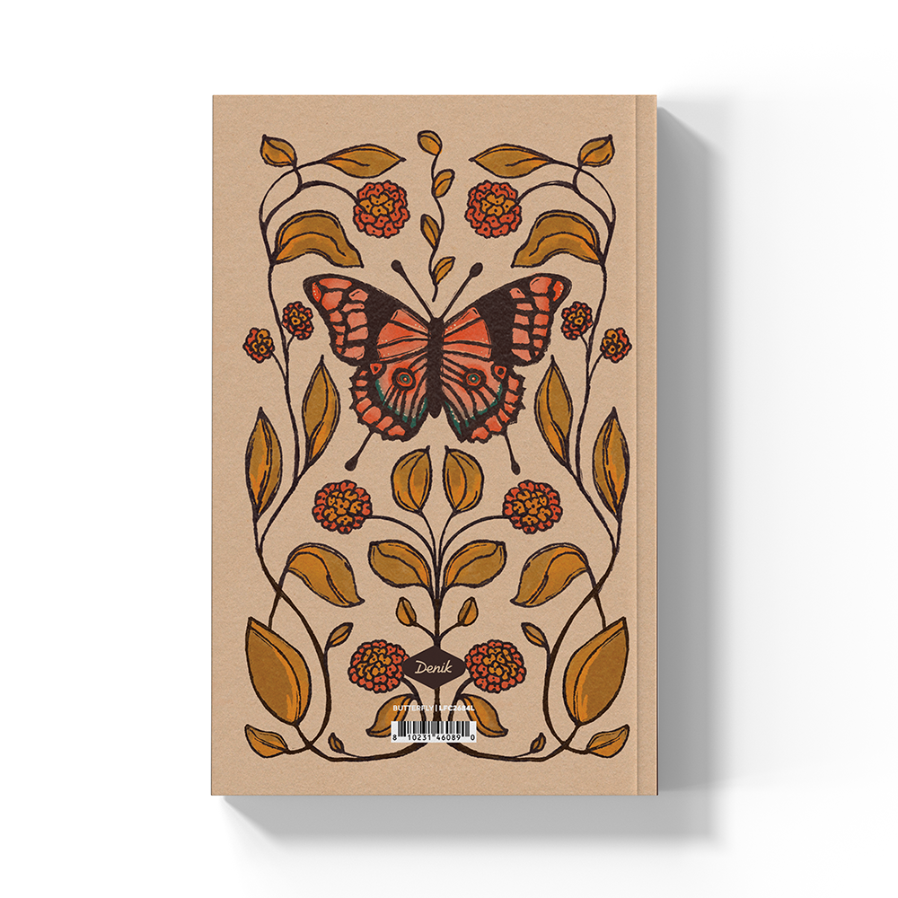 Butterfly Soft Touch Classic Layflat Notebook