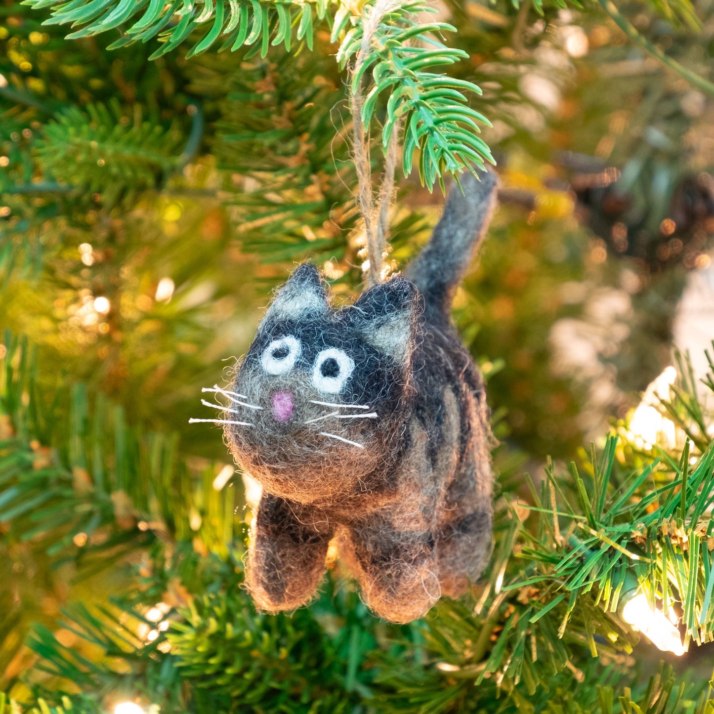 Ornament - Little Felt Cats - 5 Assorted Pieces