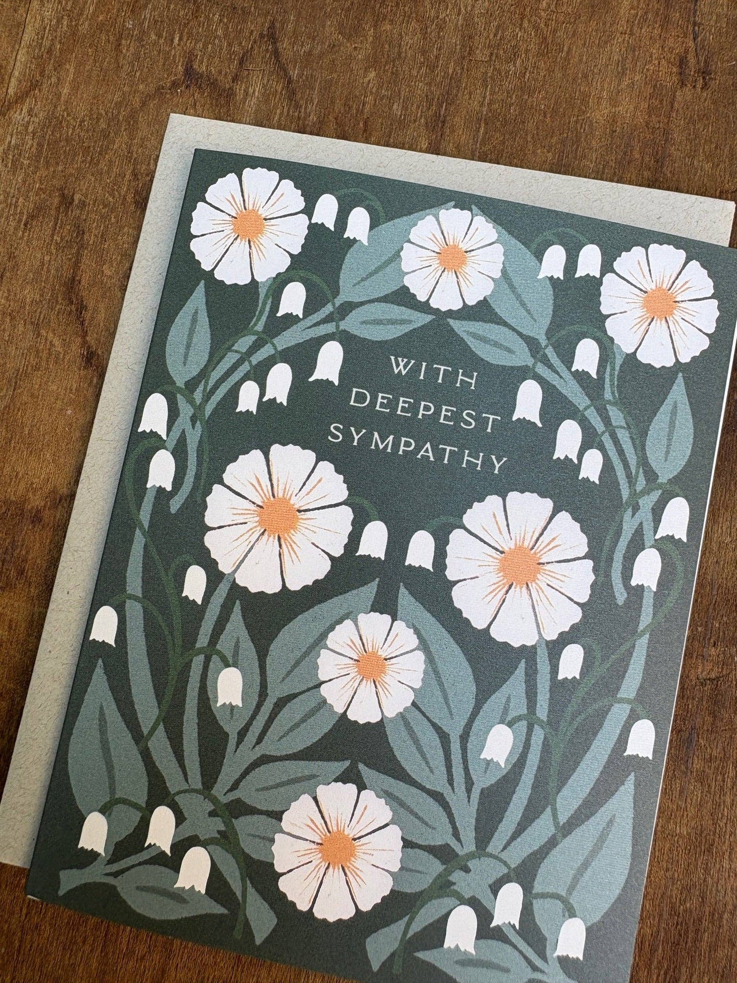 "With Deepest Sympathy," Greeting Card