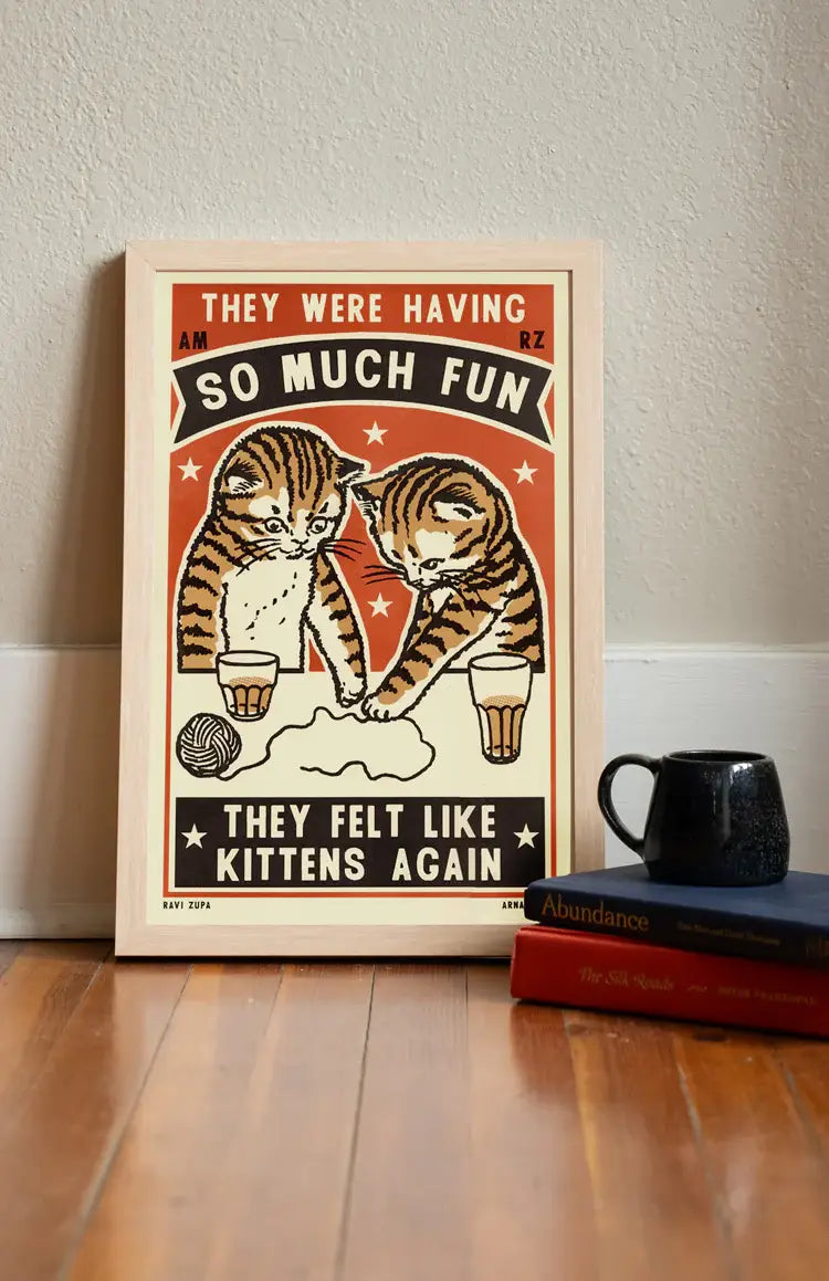 Kittens Again Print