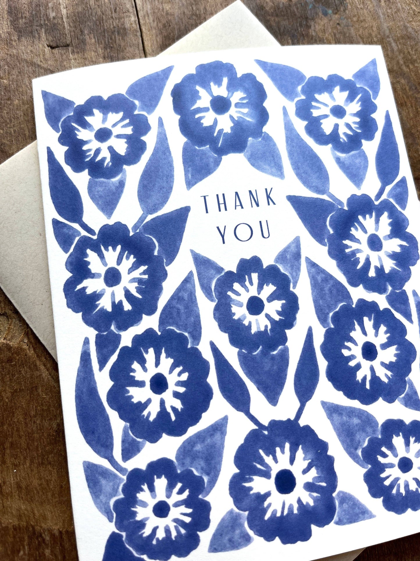 "Thank You," Greeting Card