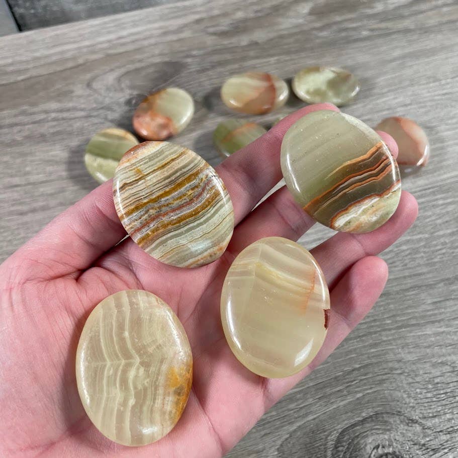 Gemstone Palm Stones 45mm – Bulk Crystal Supplies : Carnelian