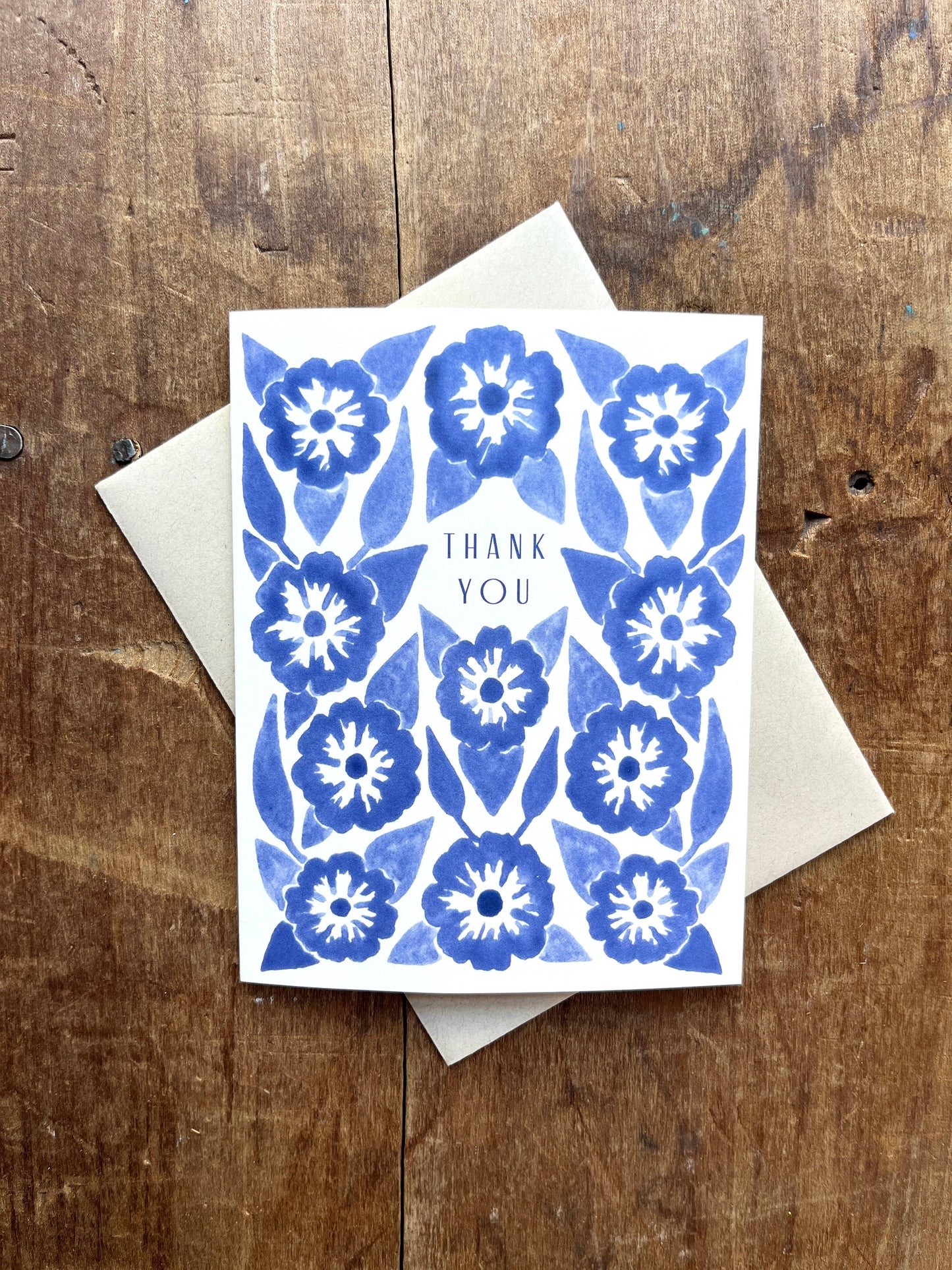 "Thank You," Greeting Card