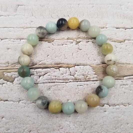 6mm Natural Stone Frosted Bracelet: NO.3