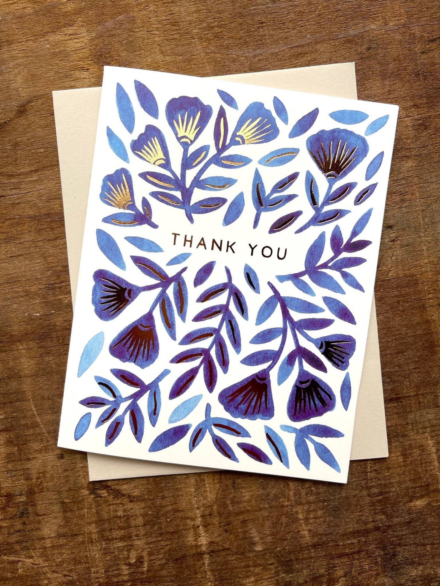 "Thank You," Greeting Card