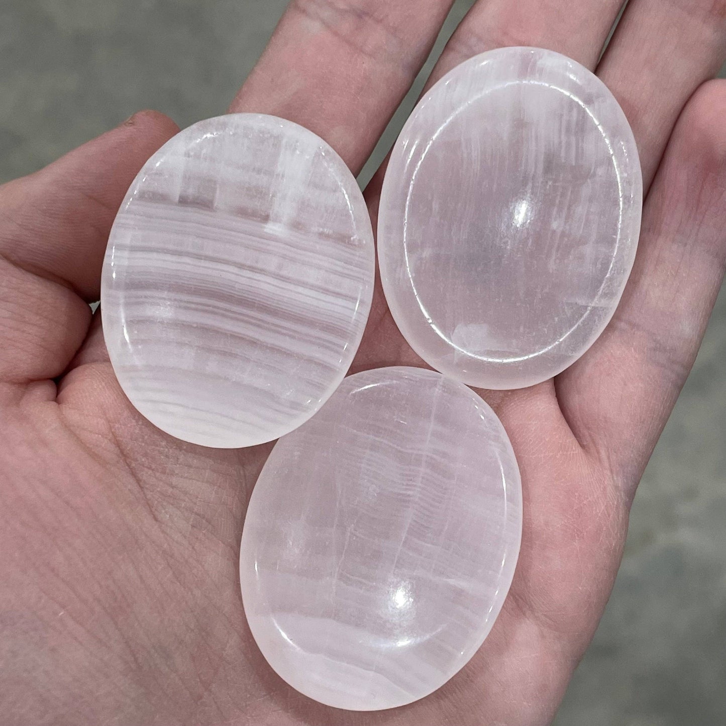 Oval Gemstone Worry Stones