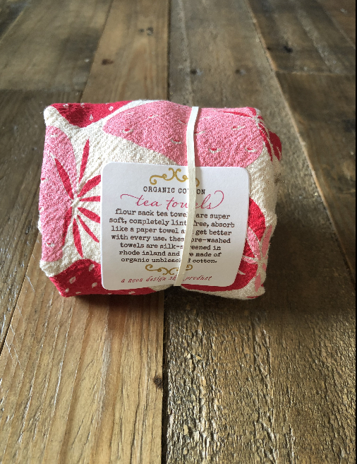 Strawberries Tea Towel