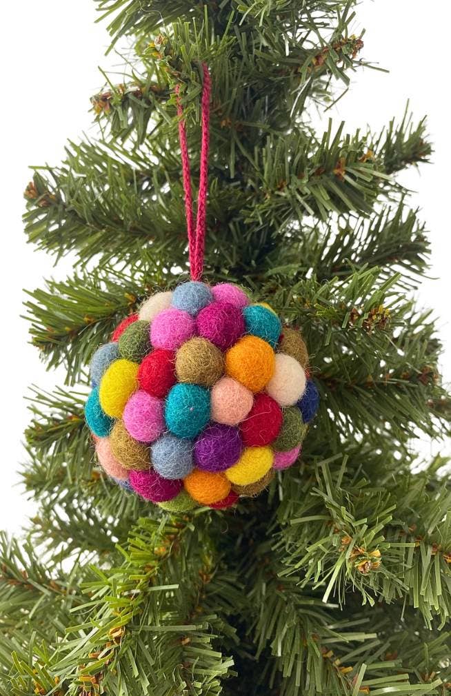 Felt Ball Ornament