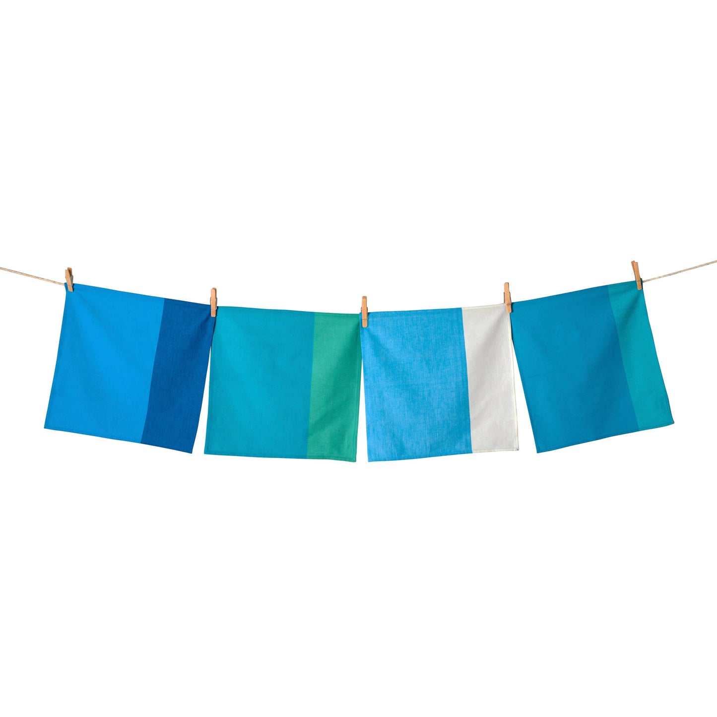 Cotton Napkins | Handwoven | Sky | Set of 4 | Fair Trade