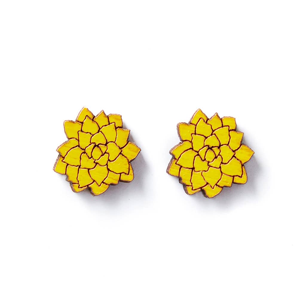 Flowers Studs - More Colors: Blue
