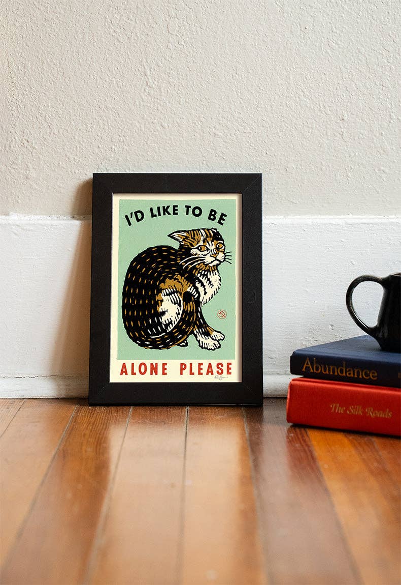 Alone Please Print: 11"x17"