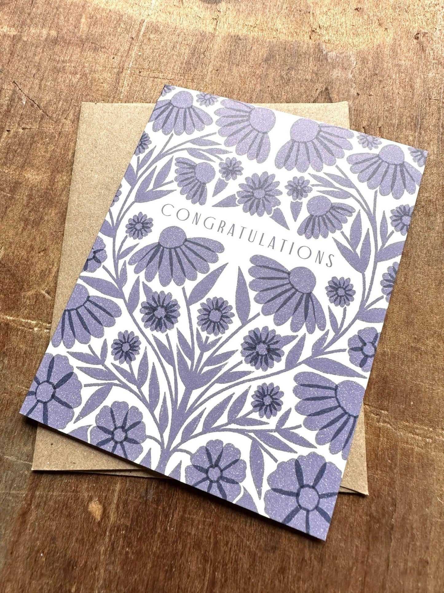 "Congratulations," Greeting Card