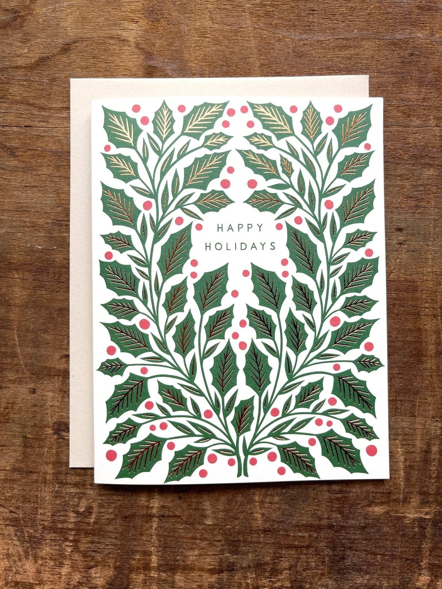 "Happy Holidays," Greeting Card: Box of Six