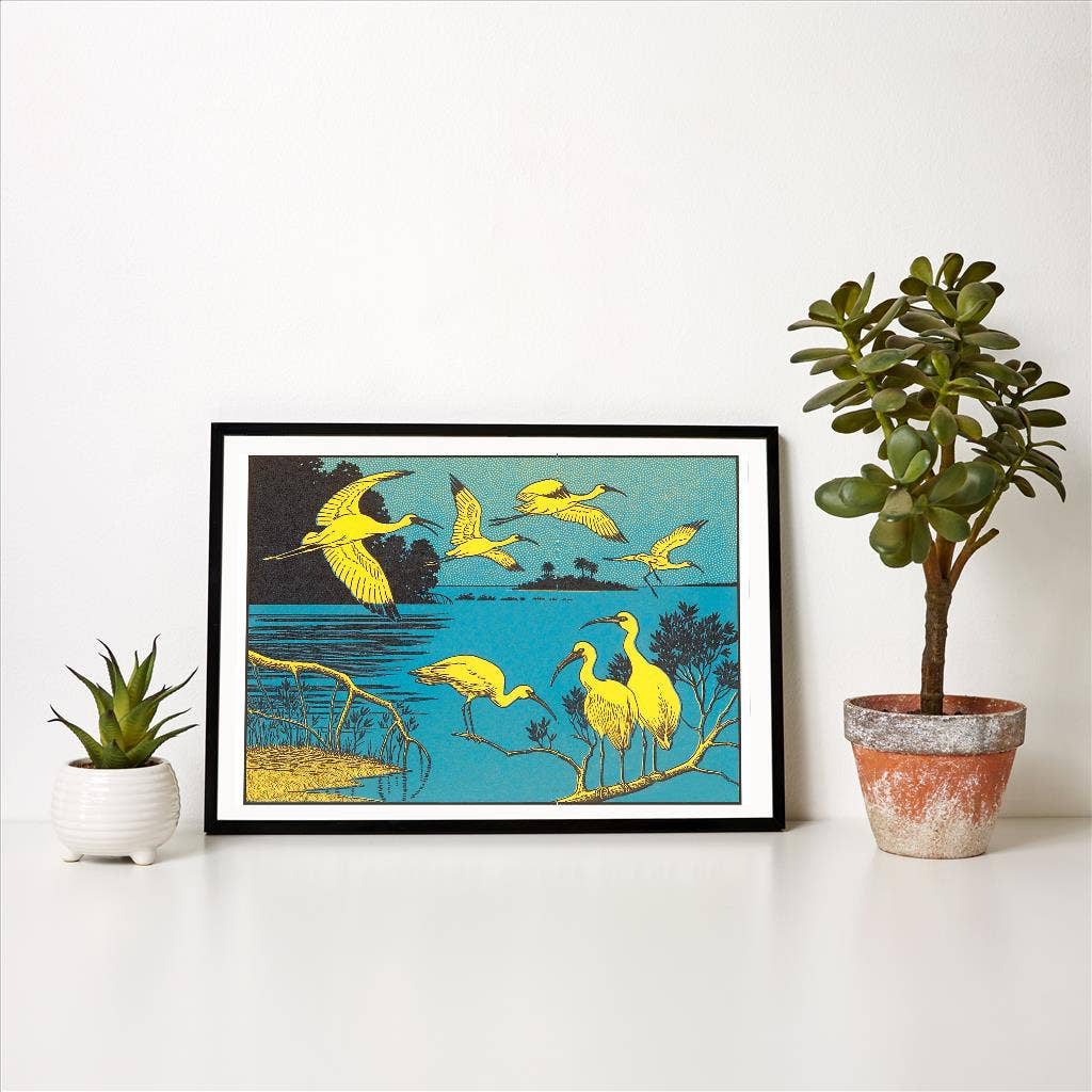 Art Print BD-326 Cranes