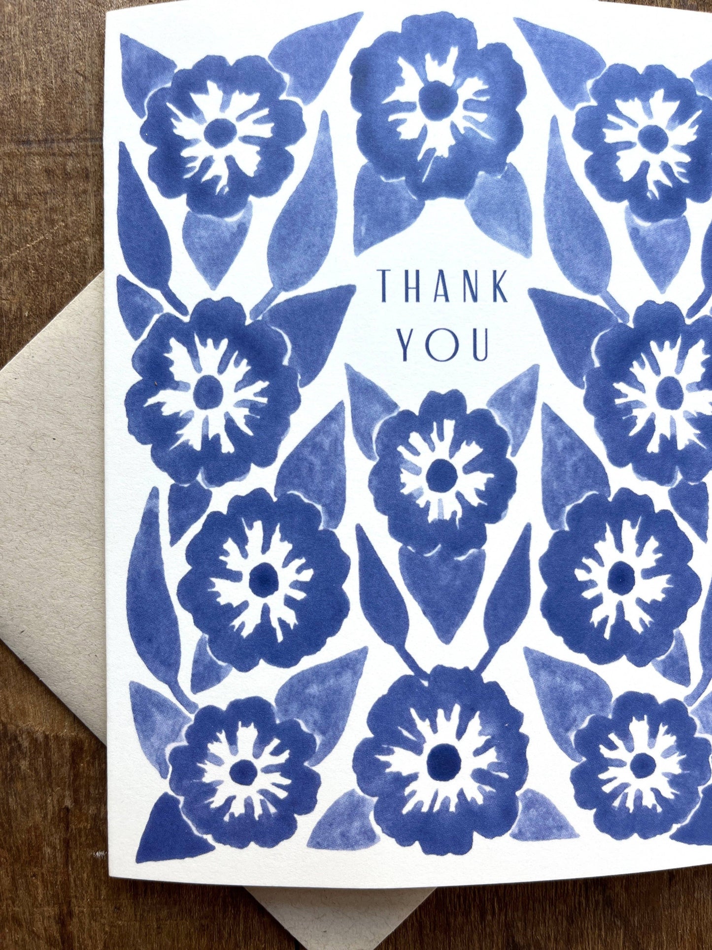 "Thank You," Greeting Card