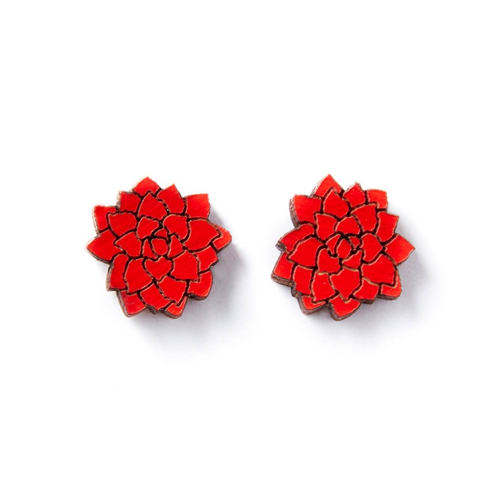 Flowers Studs - More Colors: Blue
