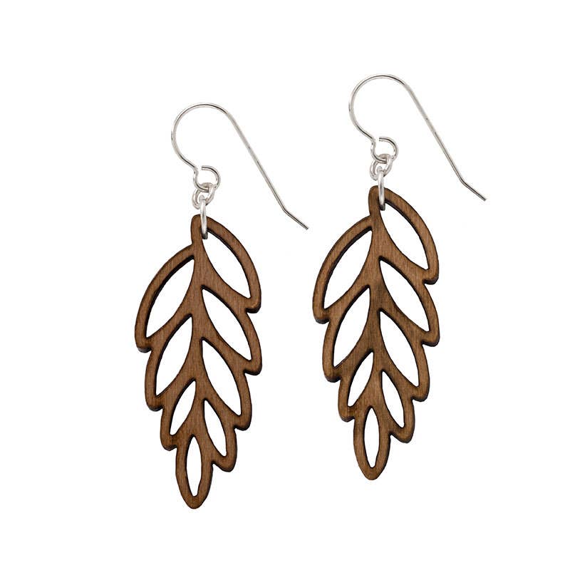 Earrings - Leaf - More Colors: Beige