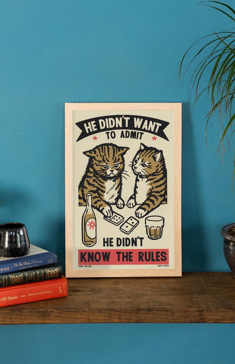 Dominoes Print: He / 11"x17"