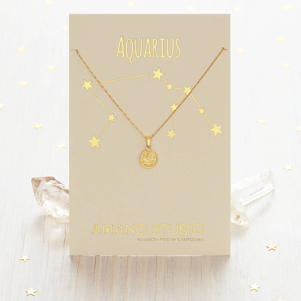 Tiny Zodiac Medallion- Singles: Taurus