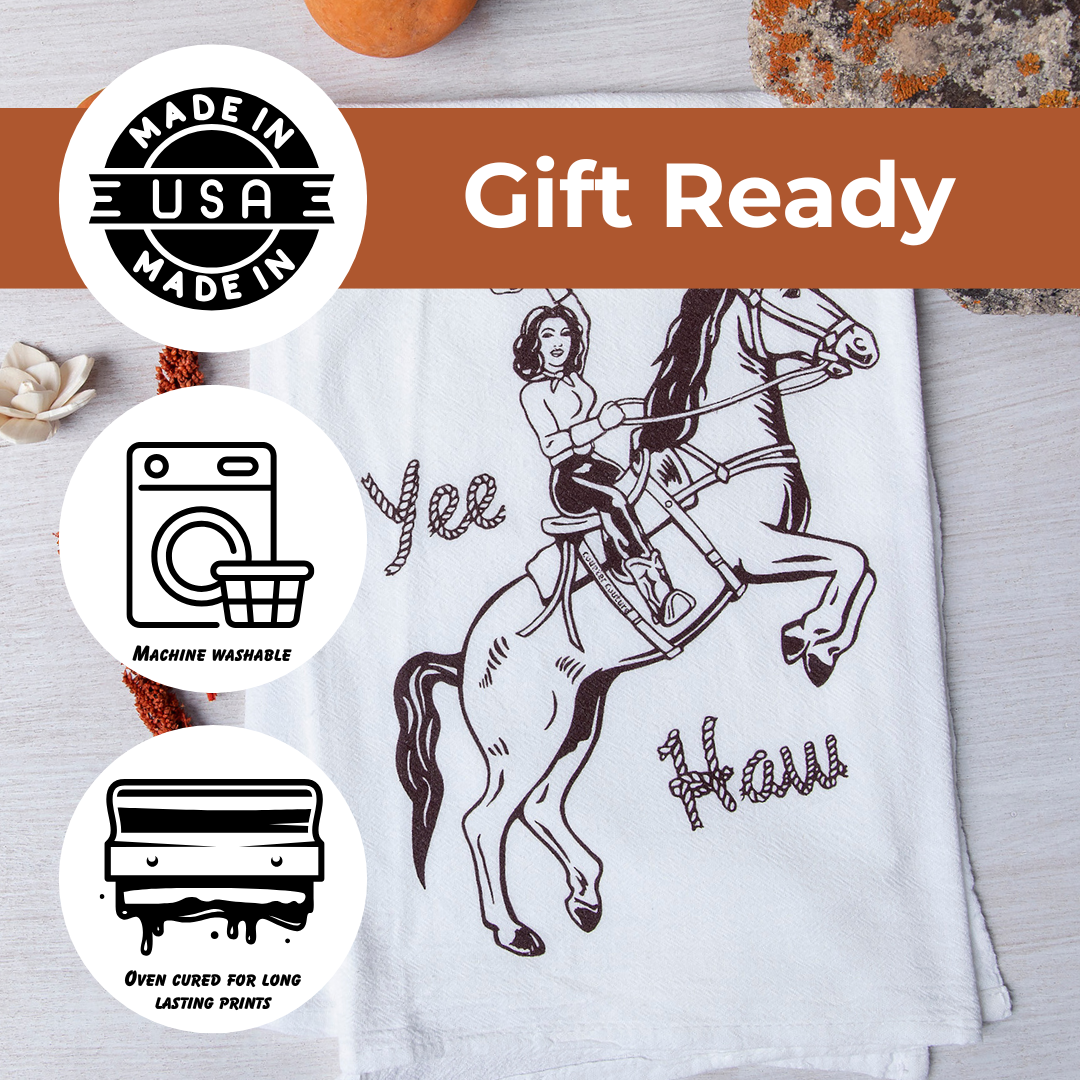 Dog Tea Towel | Made in USA | Hanging Loop